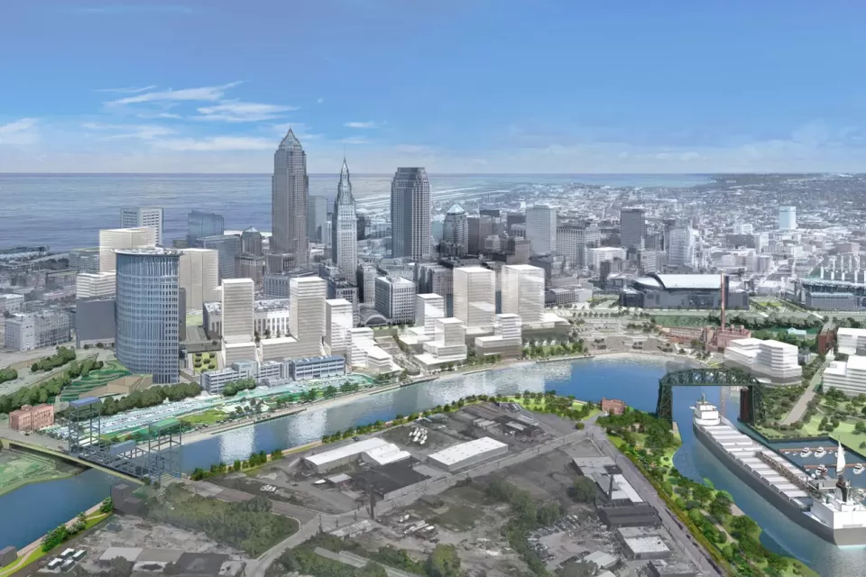 Rendering of Revitalized Collision Bend Courtesy of Bedrock